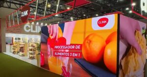 Aluguel de painel de LED para Clink na ABCASA FAIR clink