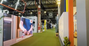 Aluguel de painel de LED para Clink na ABCASA FAIR clink3