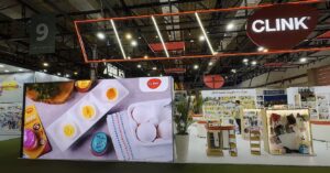 Aluguel de painel de LED para Clink na ABCASA FAIR clink4