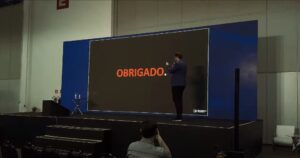 Telão de LED para Palco – 5ª Innovation Xperience Conference innovation5