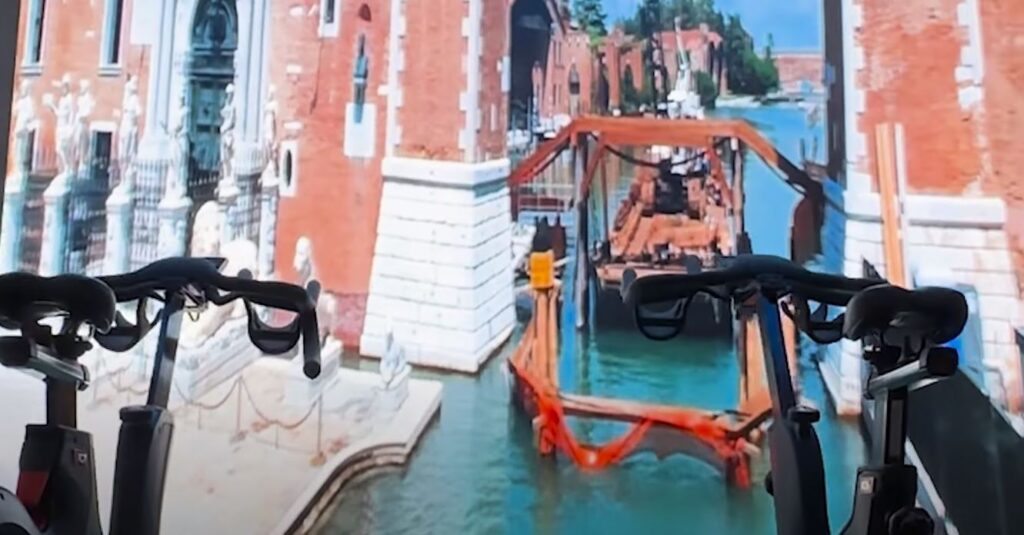 Painel de LED Indoor na Life Fitness life2