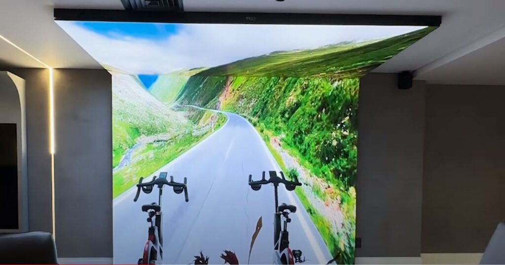 Painel de LED Indoor na Life Fitness