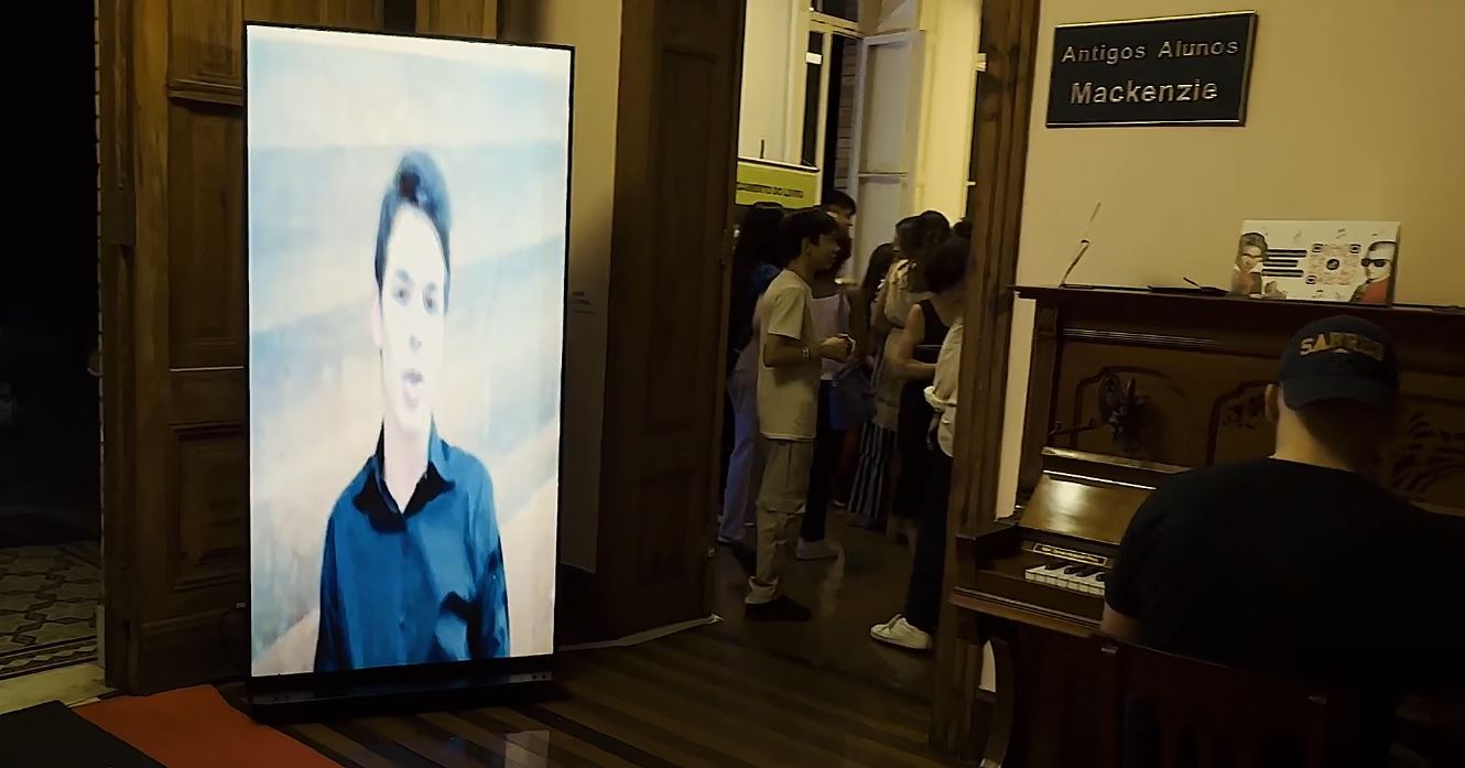 Totem de LED em Evento da Mackenzie