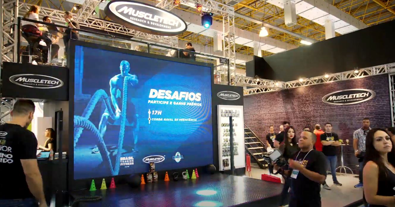 Locação de Painel de LED para Muscletech