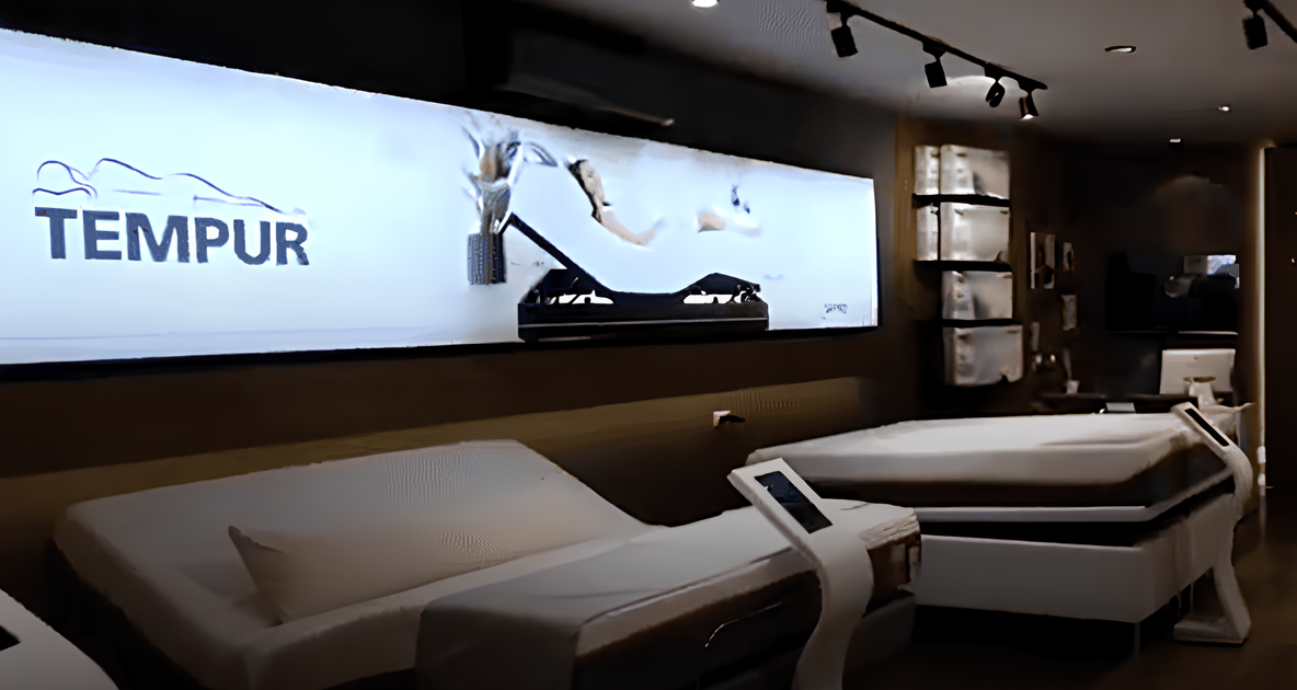 Painel de LED Indoor na Sleep House