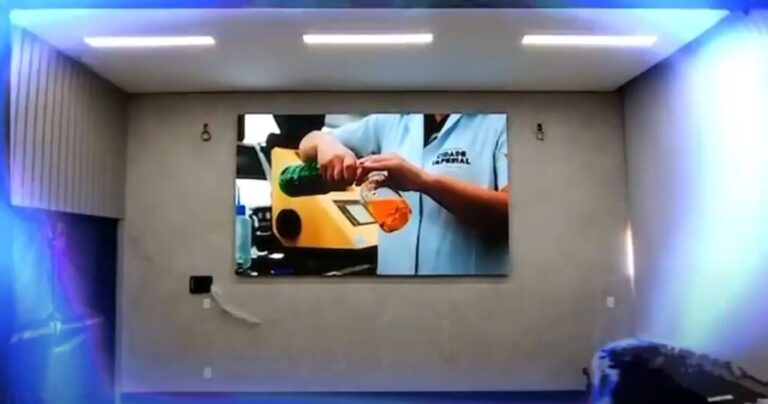 Telão de LED na Cervejaria Império