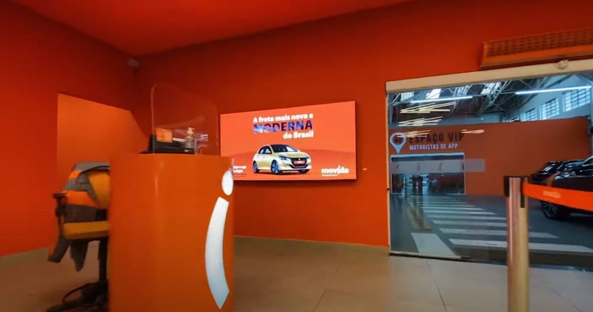 Painel de LED Indoor P3.9 na Movida