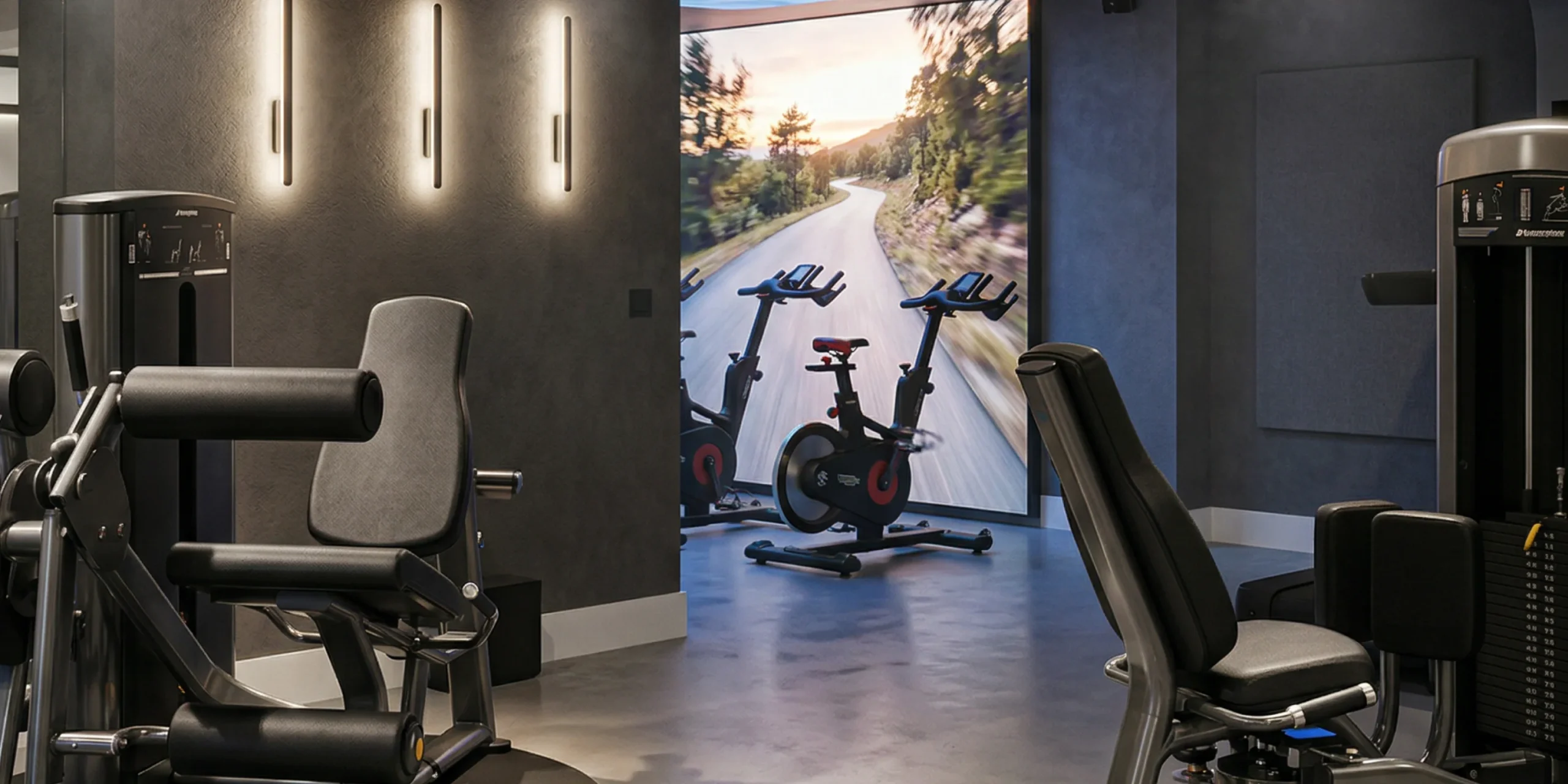 Academias — Cenários e telões de LED para os 50 anos da LifeFitness