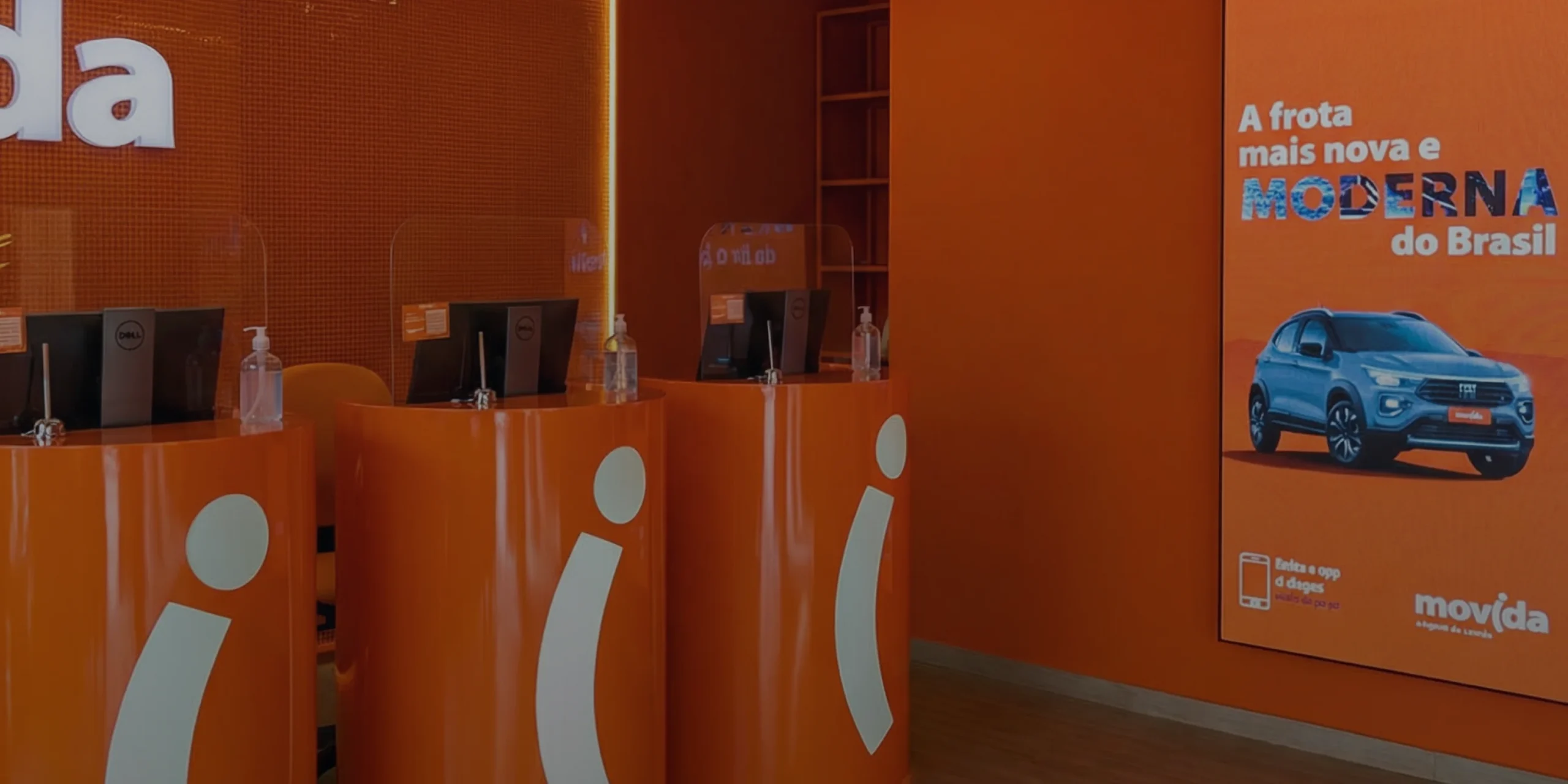 Varejo — Os painéis da Movida se adaptam ao espaço