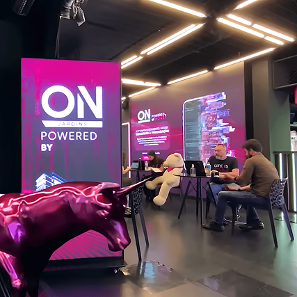 Painel de LED indoor na Vitacon
