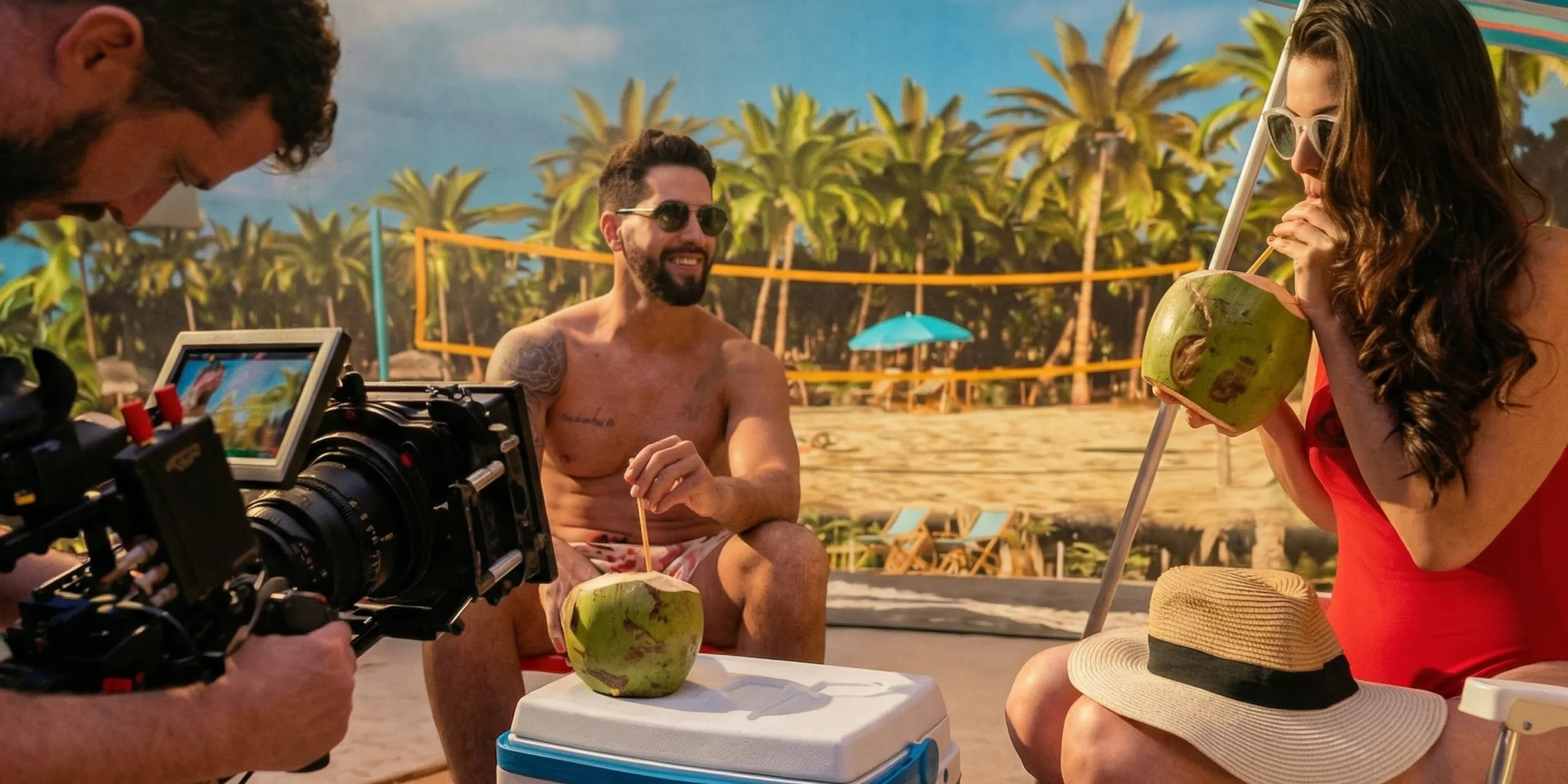 Cinema em tempo real, com o croma key aposentado